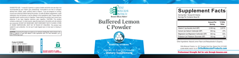 Buffered Lemon C Powder (California Only)