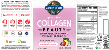 Grass Fed Collagen Beauty Strawberry Lemonade