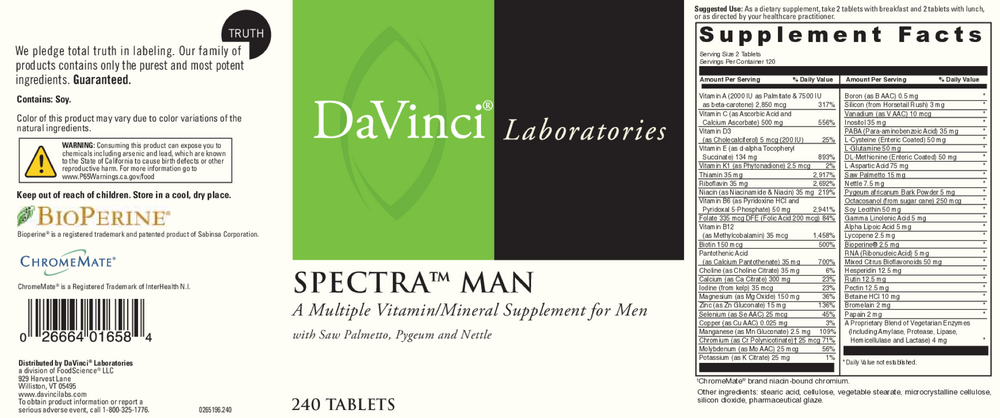 Spectra Man (California Only)