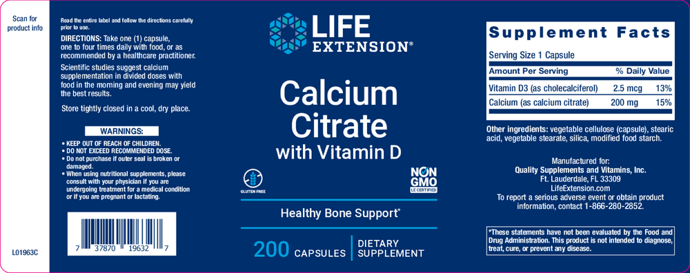 Calcium Citrate with Vitamin D