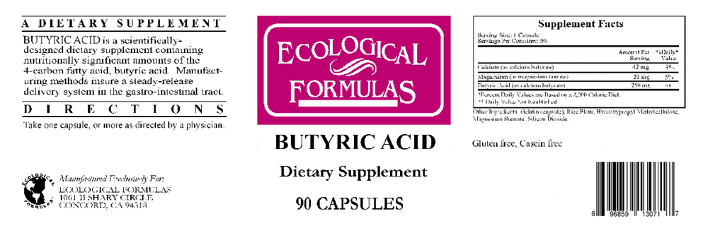 Butyric Acid 300mg