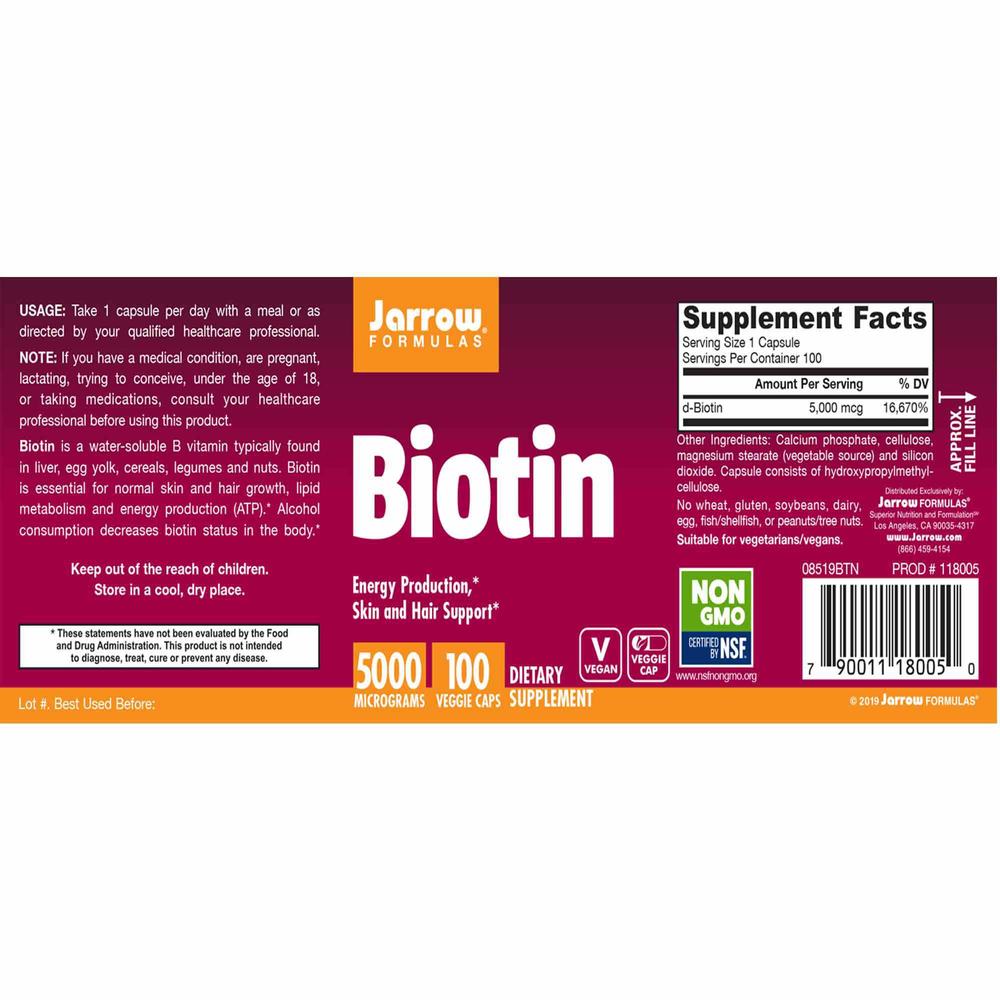 Biotin 5000mcg