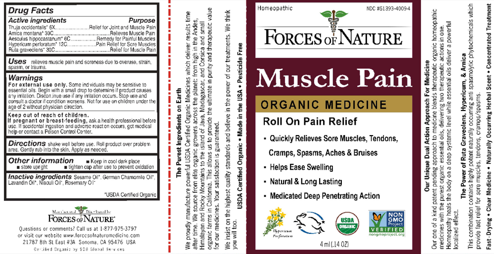 Muscle Pain Organic