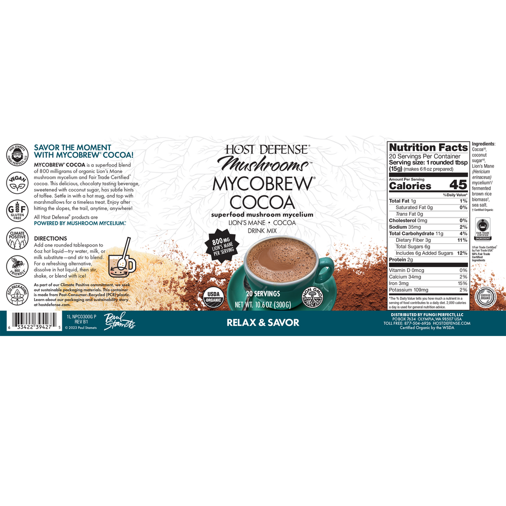 MycoBrew® Cocoa  -  bulk powder canister