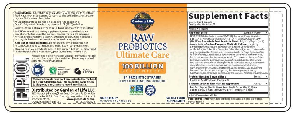 RAW Probiotics Ultimate Care