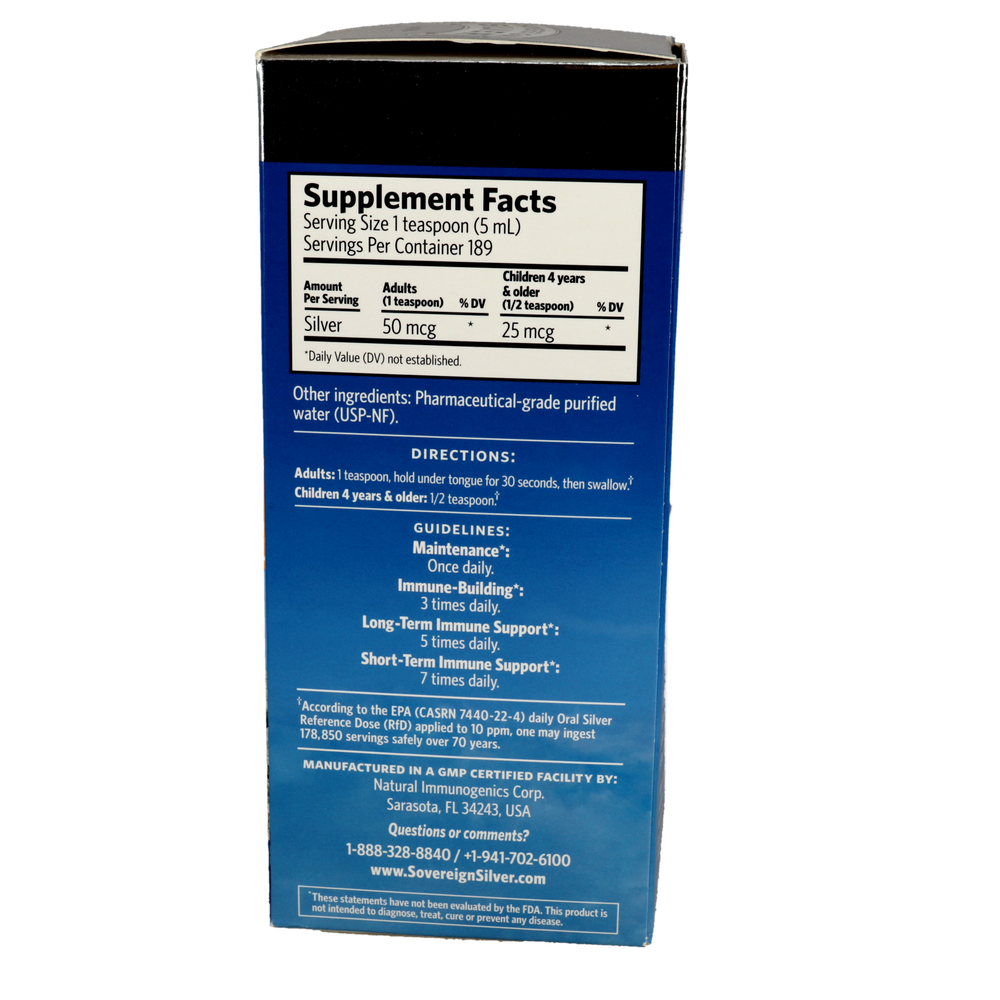 Bio-Active Silver Hydrosol Immune Screw Top