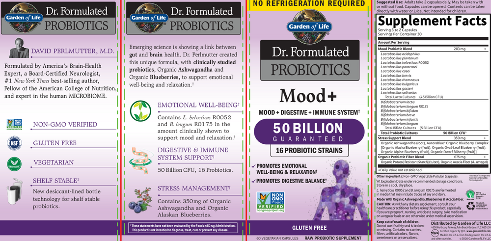 Dr. Formulated PROBIOTICS Mood+