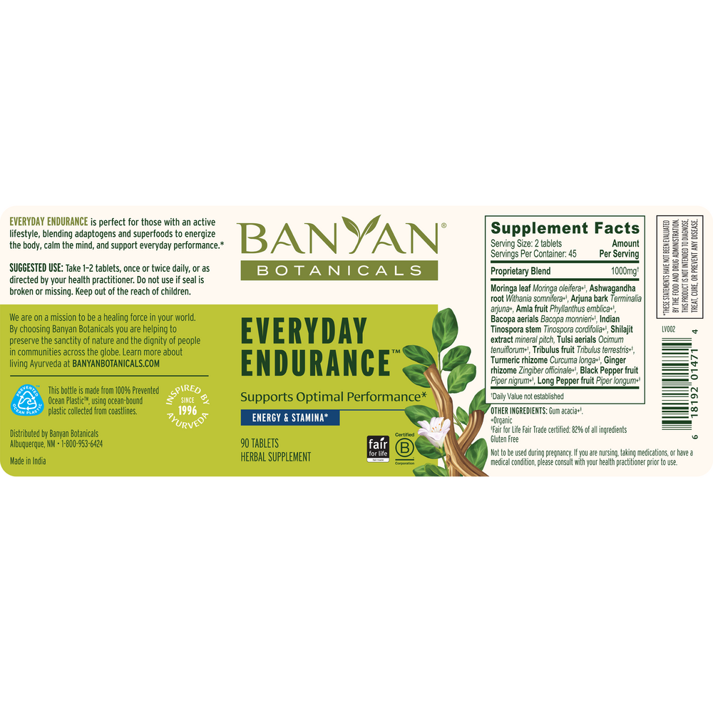 Everyday Endurance Tablets