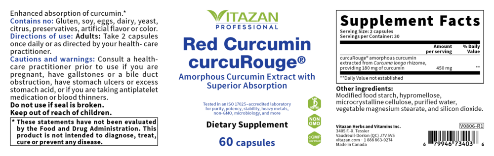 Red Curcumin curcuRouge