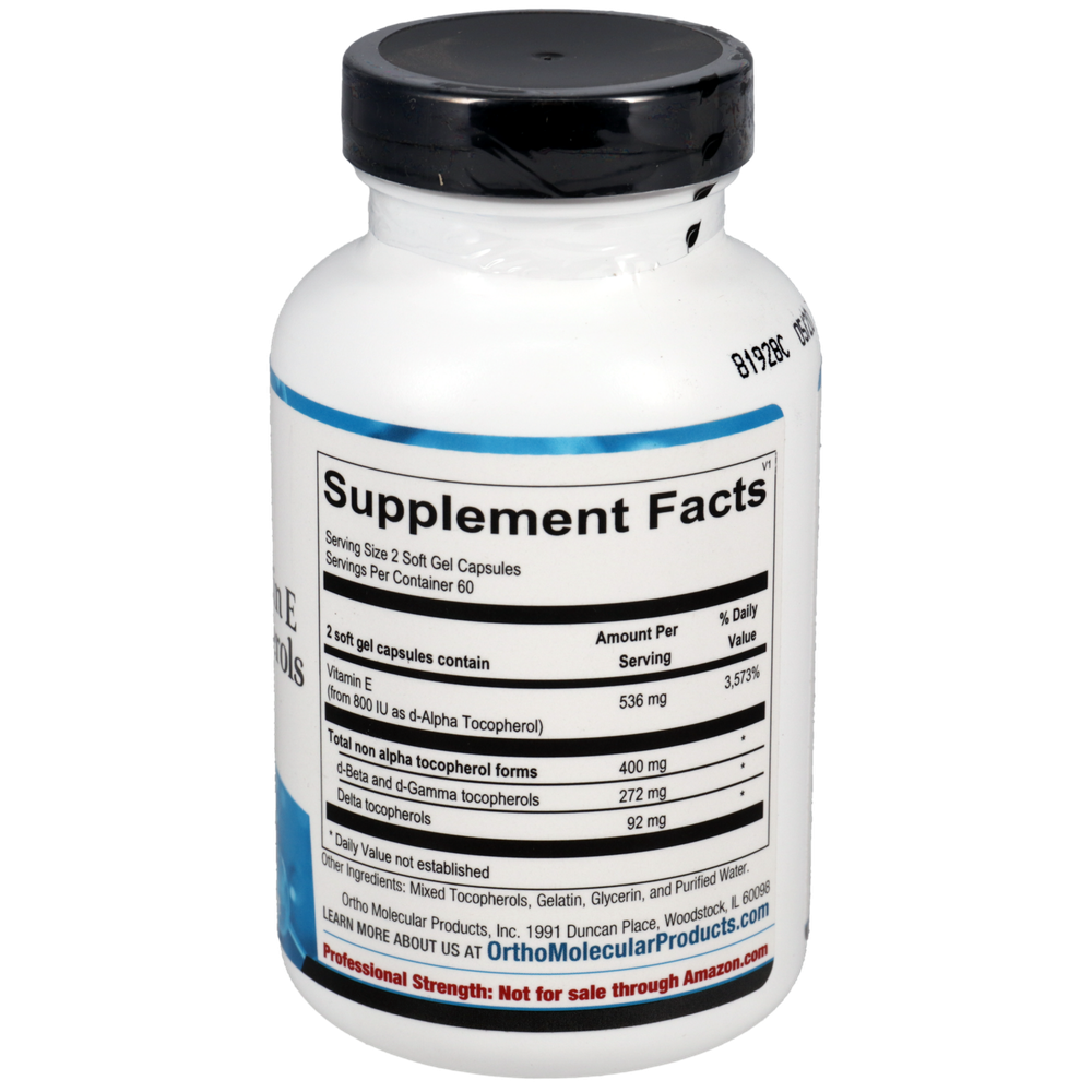 Natural Vitamin E Mixed Tocopherols