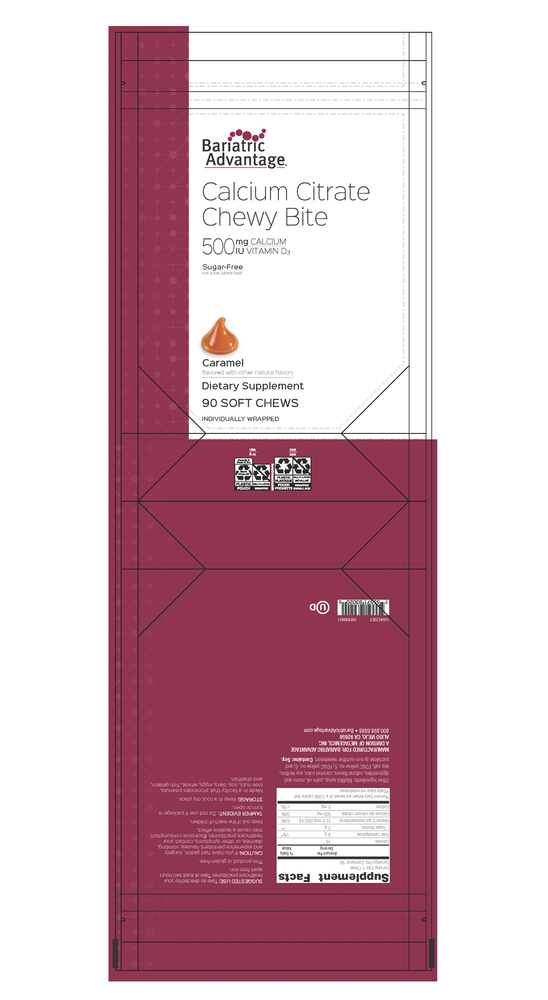 Calcium Citrate Chewy 500mg Caramel