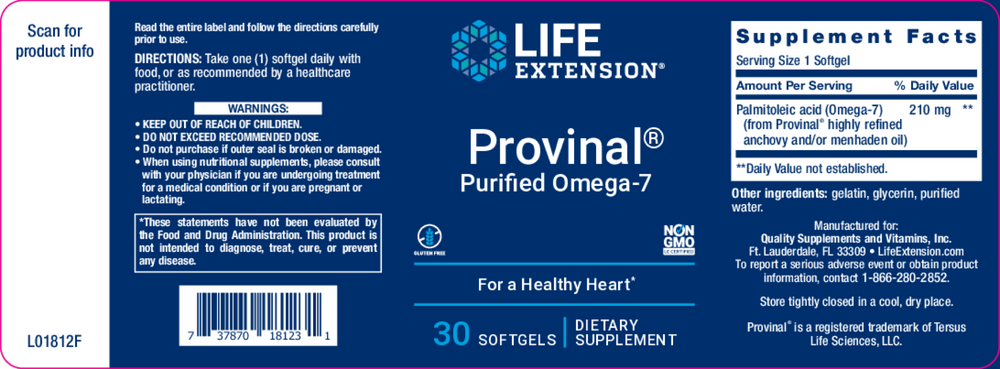 Provinal Purified Omega-7 420mg