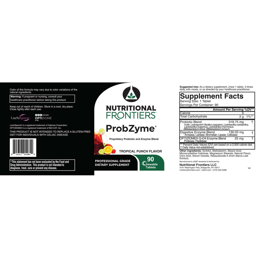 ProbZyme, Tropical Punch Chewables (California Only)