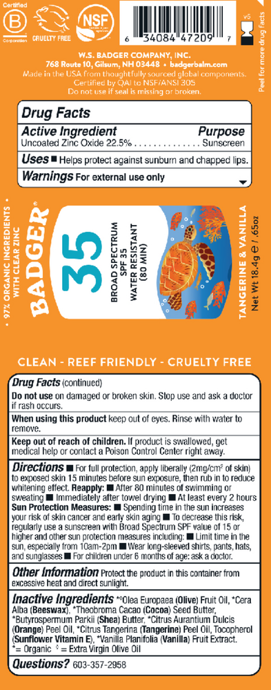 SPF 35 Kids Active Mineral Face Stick