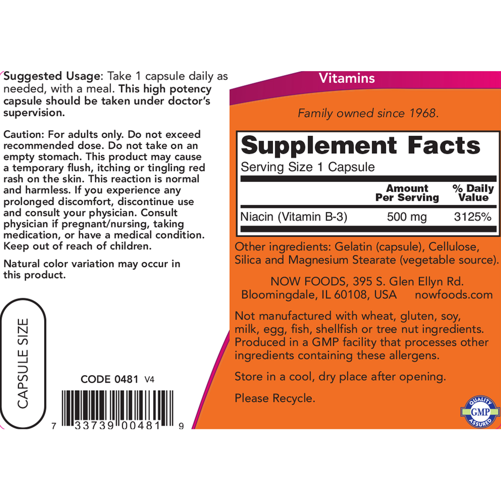 Niacin 500mg
