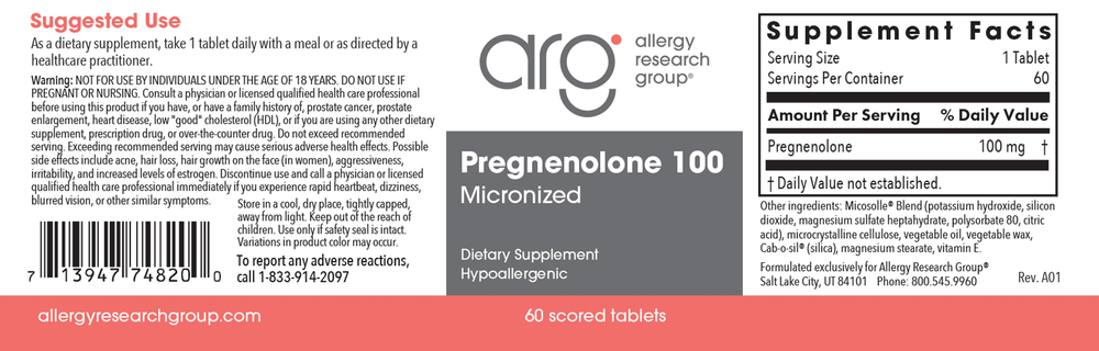 Pregnenolone 100 Hormone Support