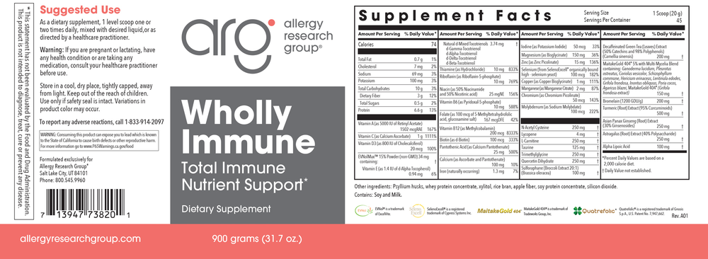 Wholly Immune