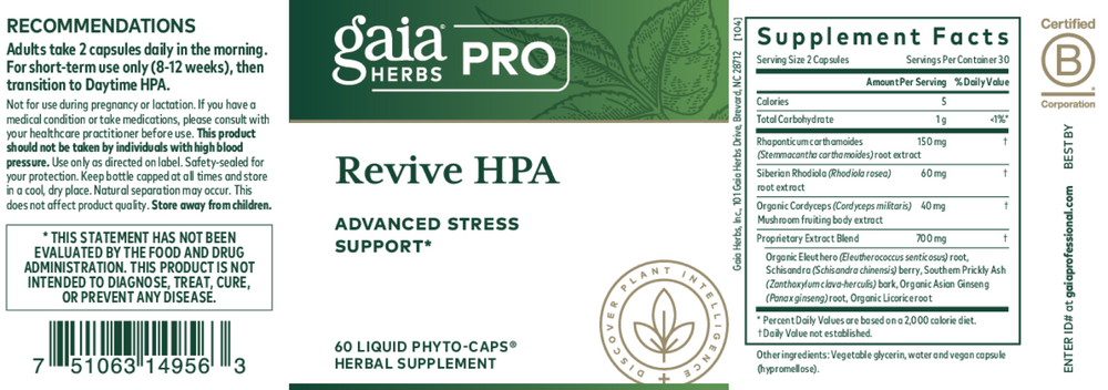 Revive HPA Phyto-Caps