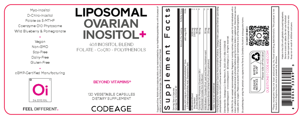 Liposomal Ovarian Inositol+