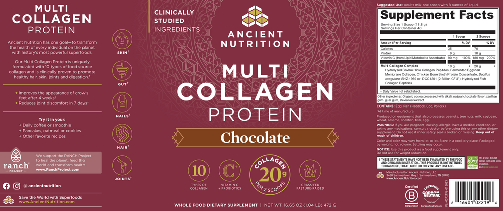 Multi Collagen Protein Chocolate
