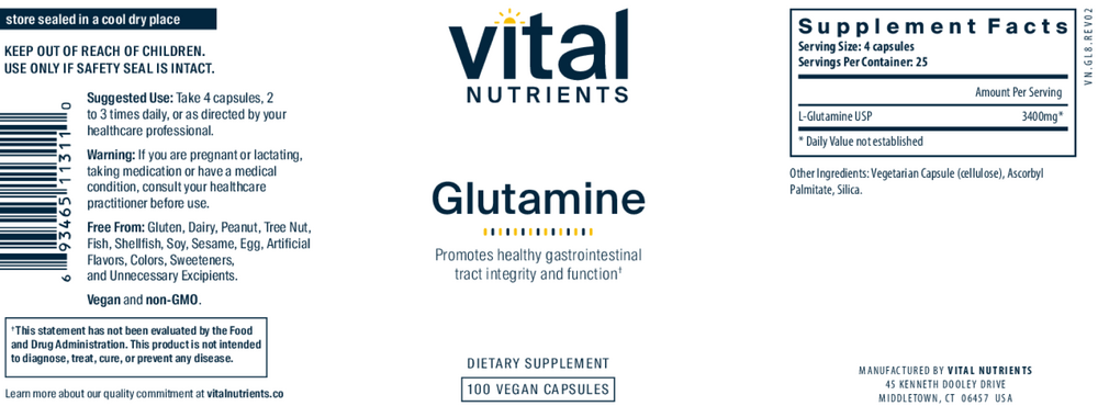 Glutamine 3400mg