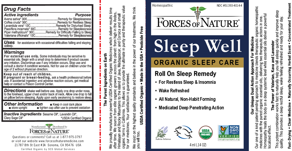 Sleep Well Organic