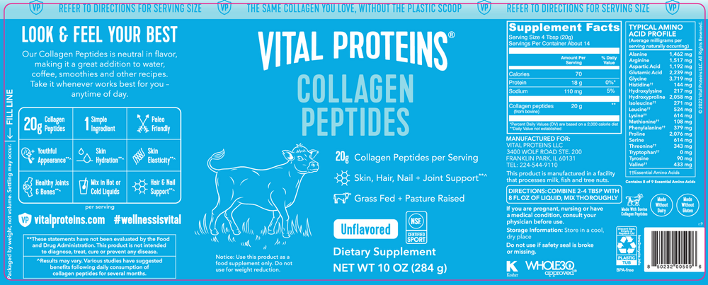 Collagen Peptides Unflavored
