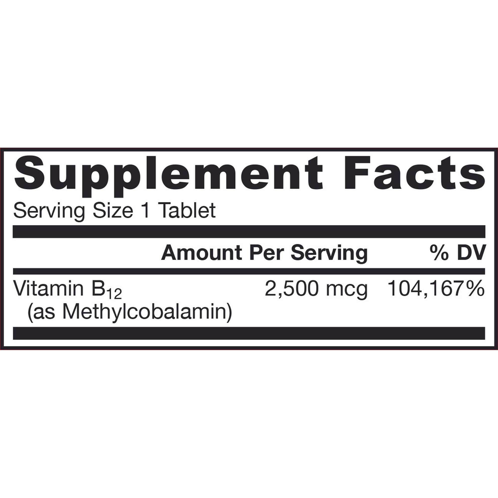Methyl B-12 2,500mcg Tropical