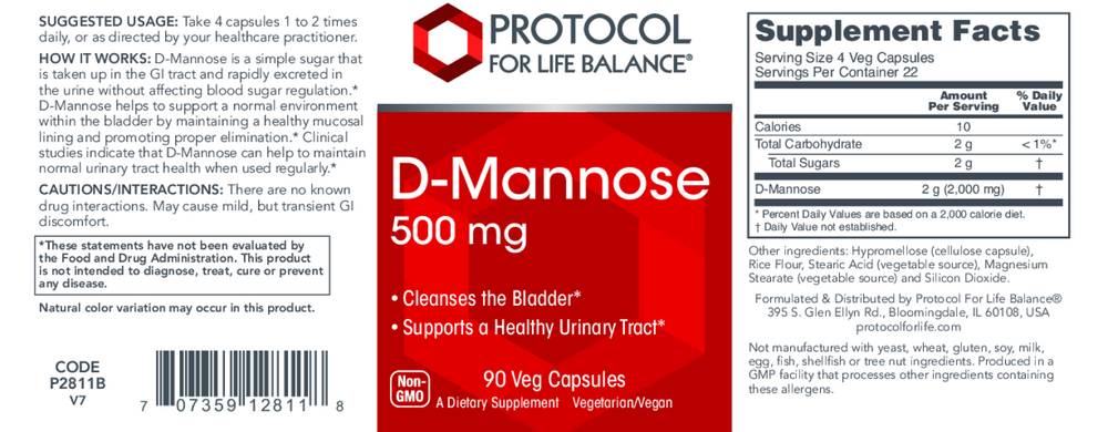 D-Mannose 500mg