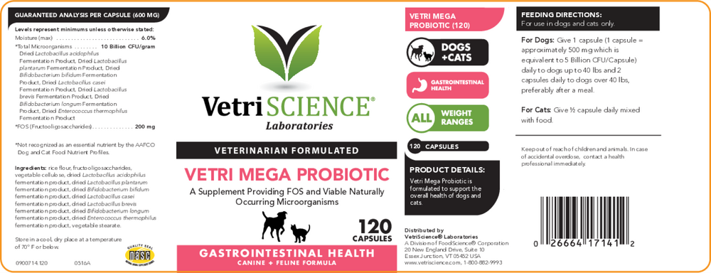 Vetri-Mega Probiotic