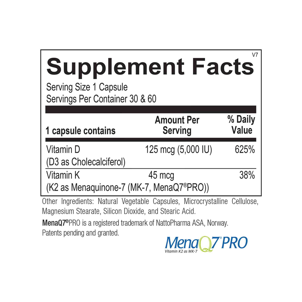 Vitamin K2 with D3