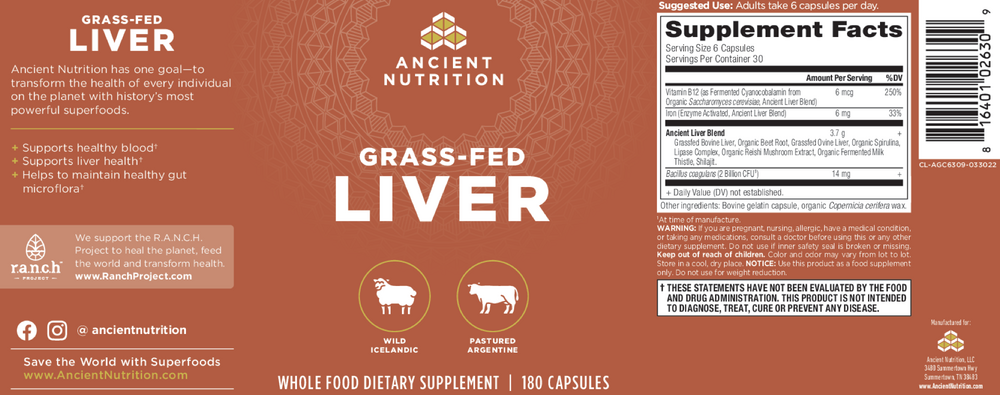 Ancient Glandulars - Liver