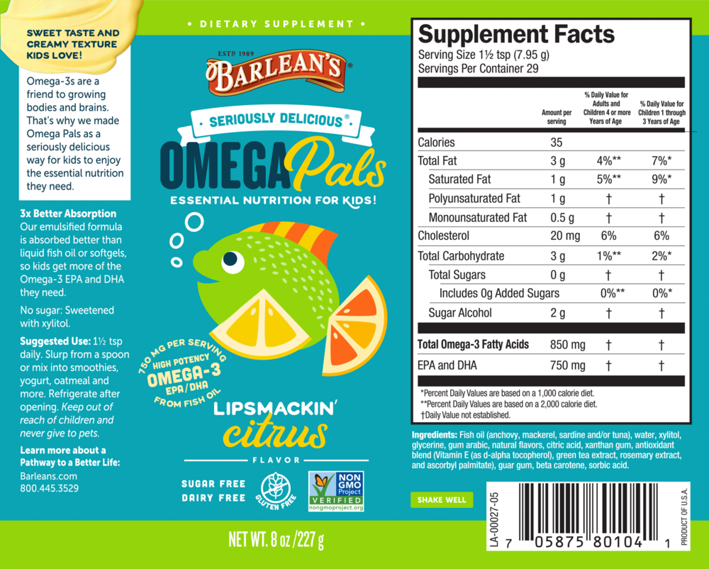 Omega Pals Lipsmackin' Citrus