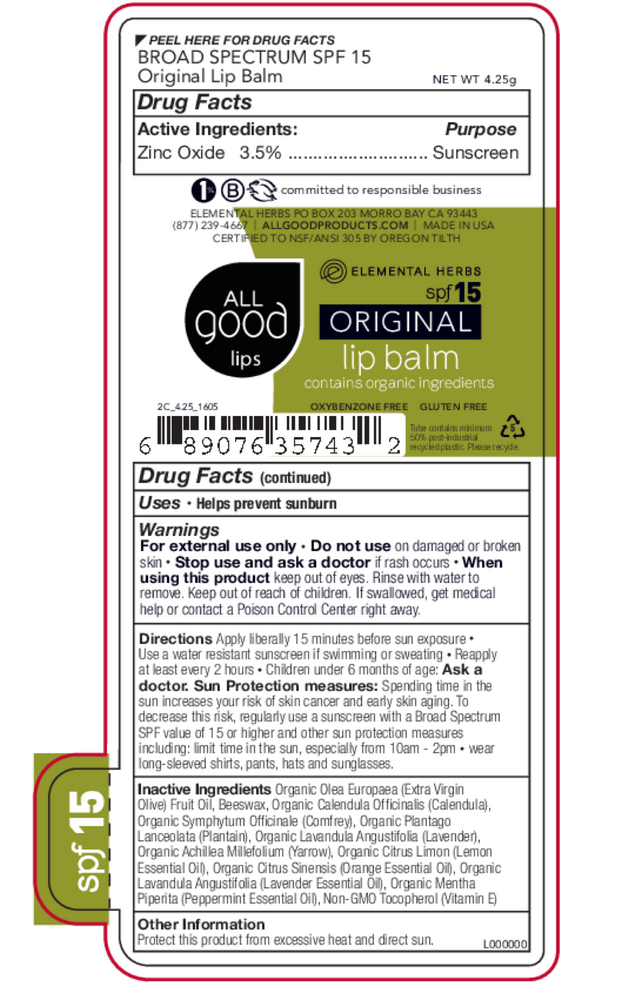 Spf 15 Lip Balm Original