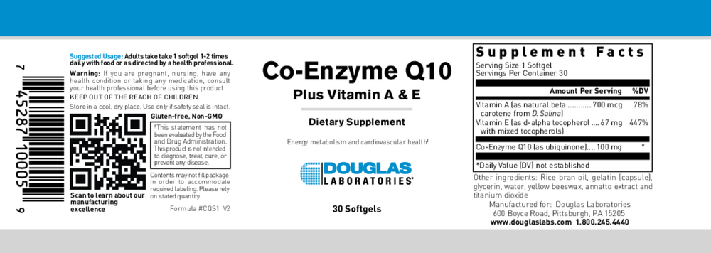 Co-Enzyme Q10 100mg