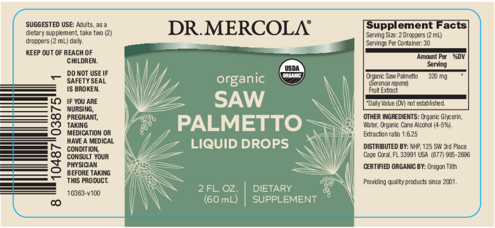 Organic Saw Palmetto
