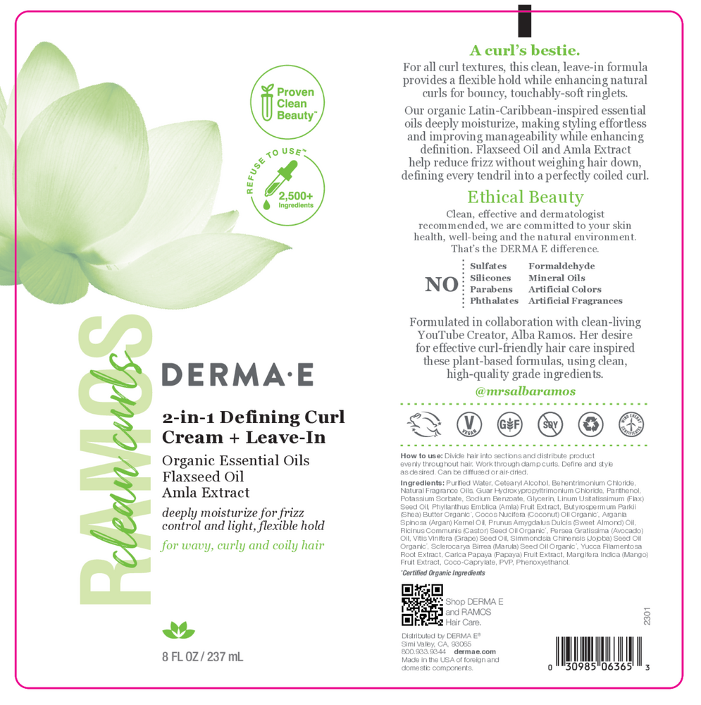 Ramos 2-in-1 Def Curl Cream + Leave-In
