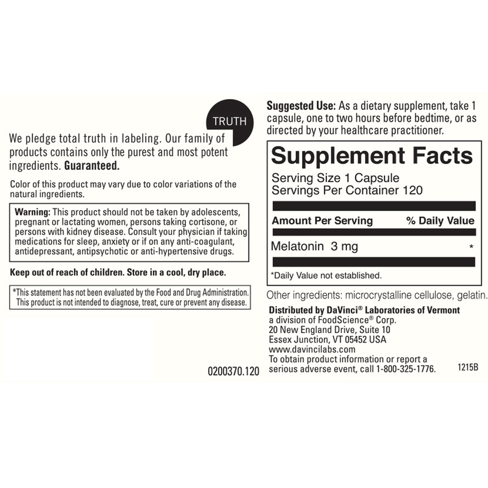 Melatonin 3mg