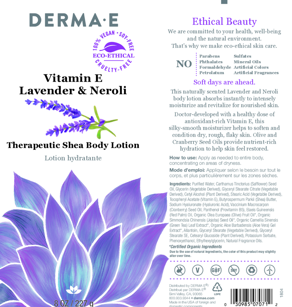 Vitamin E Lavender & Neroli Therapeutic