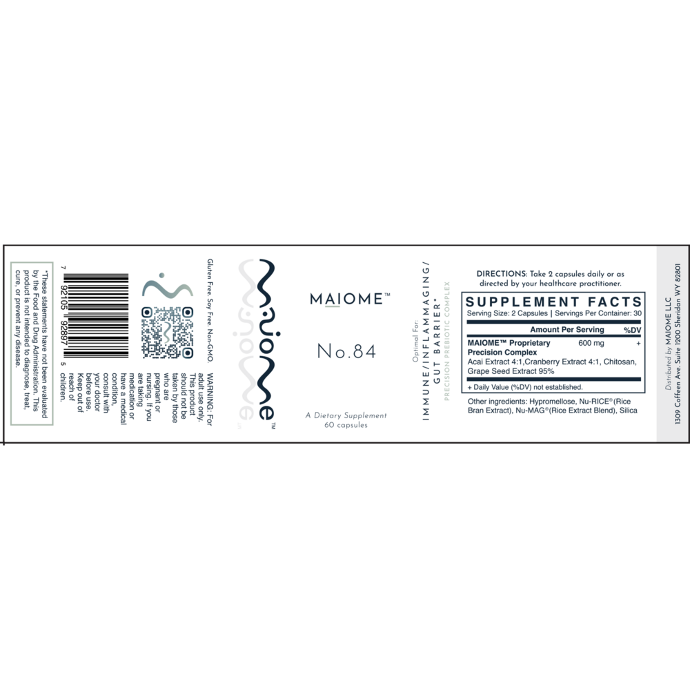 No. 84- Immune/Inflammaging/Gut Barrier