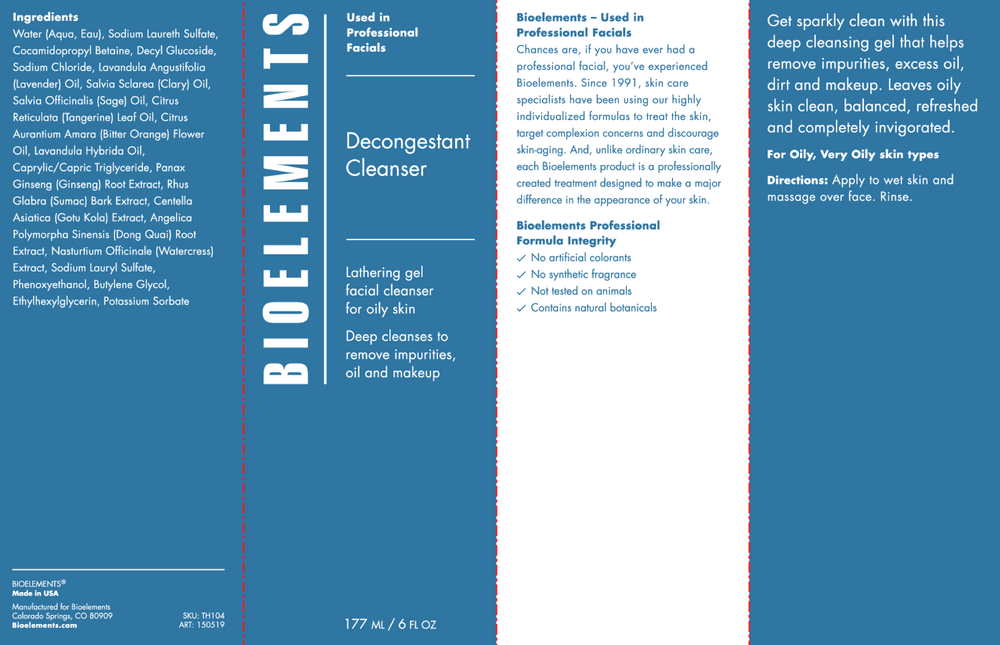 Decongestant Cleanser