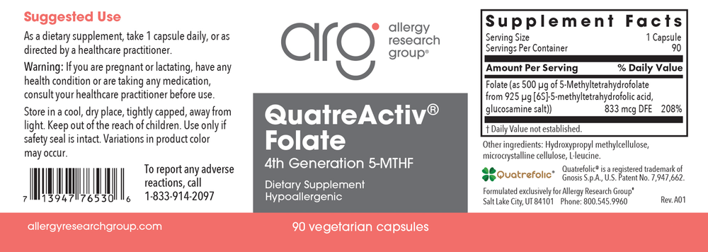 QuatreActiv® Folate (4th Generation 5-MTHF)