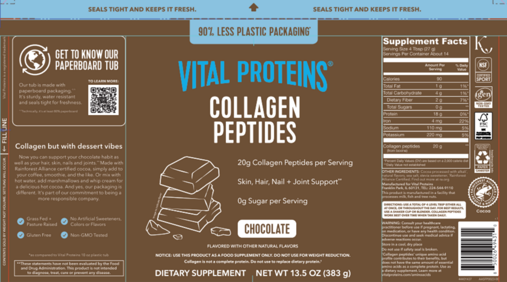 Collagen Peptides Chocolate