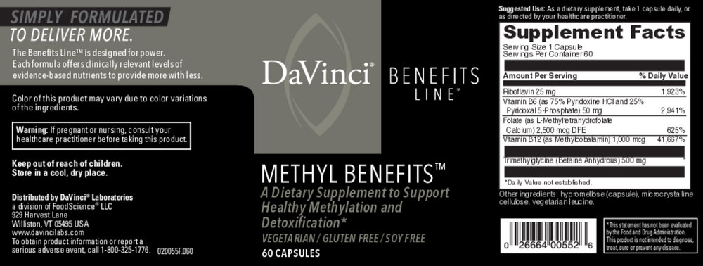 Methyl Benefits