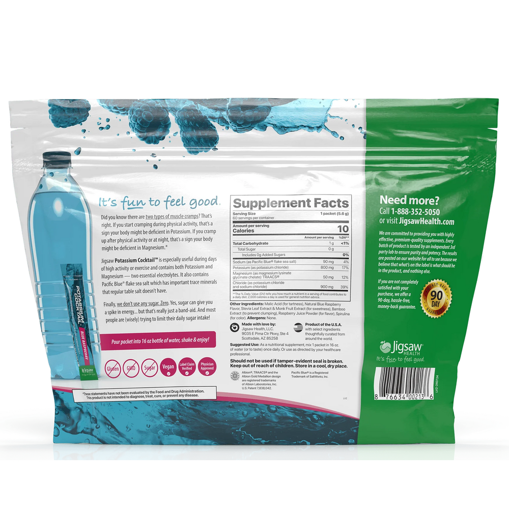 Jigsaw Potassium Cocktail™, Blue Raspberry