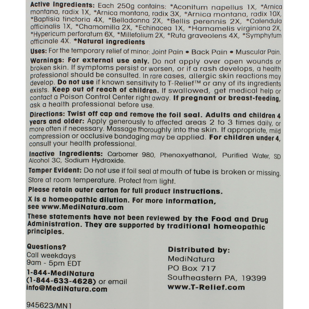 T-Relief Pain Gel