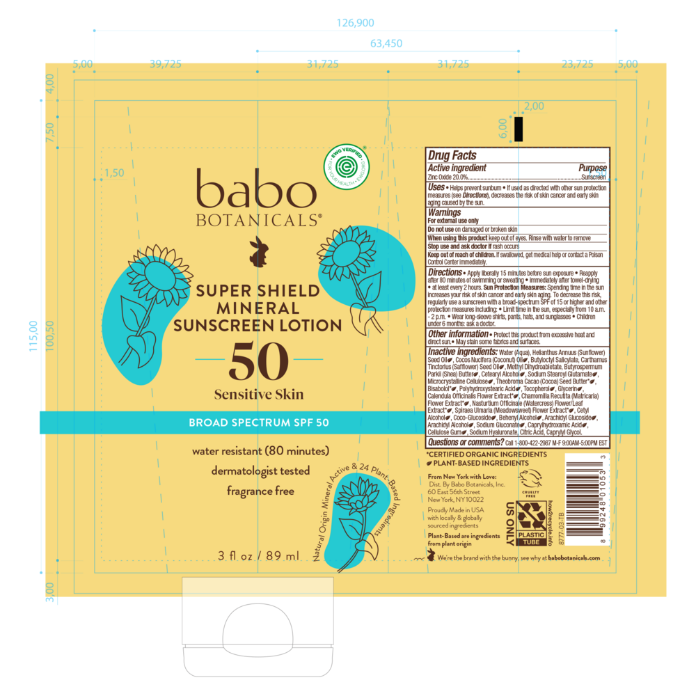 Super Shield Mineral Sunscreen Lotion SPF50