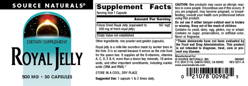 Royal Jelly 500 mg