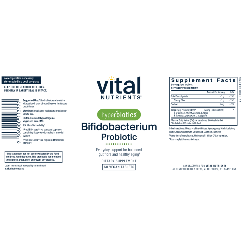 Hyperbiotics PRO-Bifido 50+ Probiotic