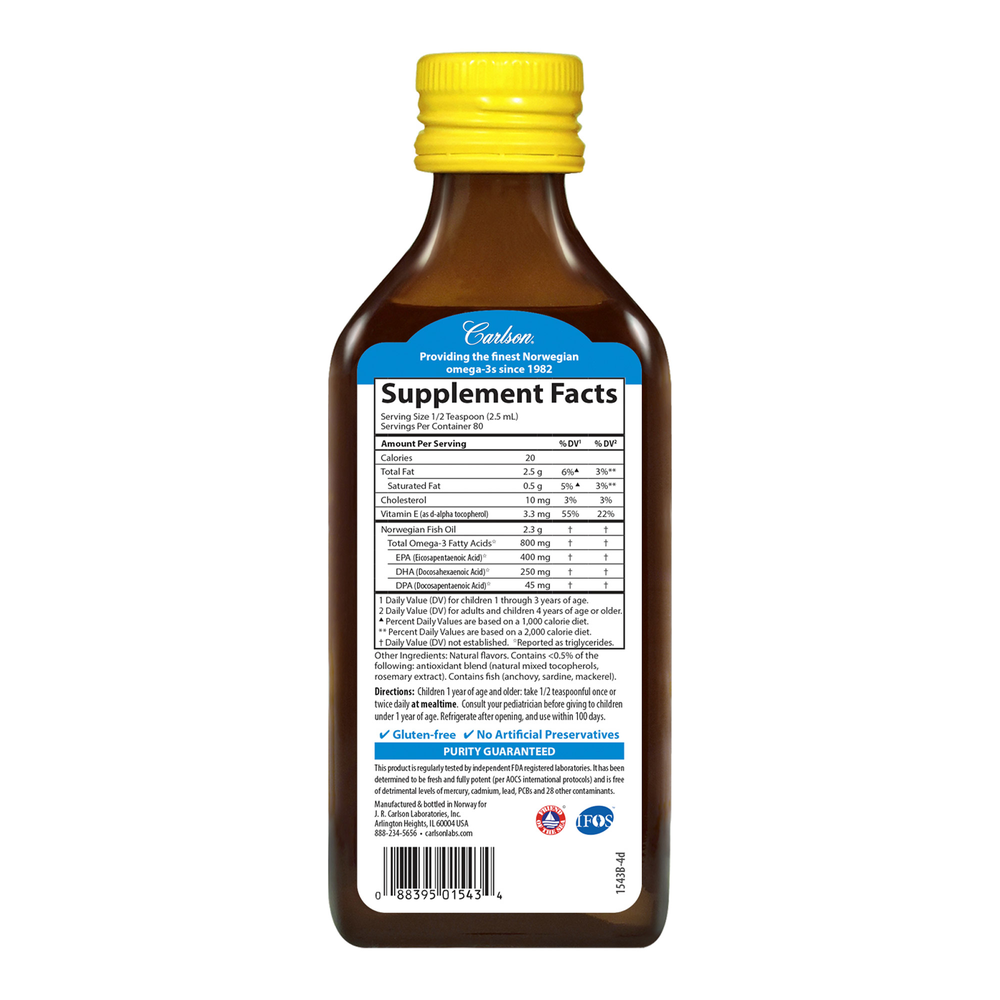 Carlson® for Kids Finest Fish Oil Lemon